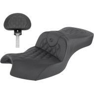 ROADSOFA seat with backrest for Indian Motorcycle Challenger by SADDLEMEN